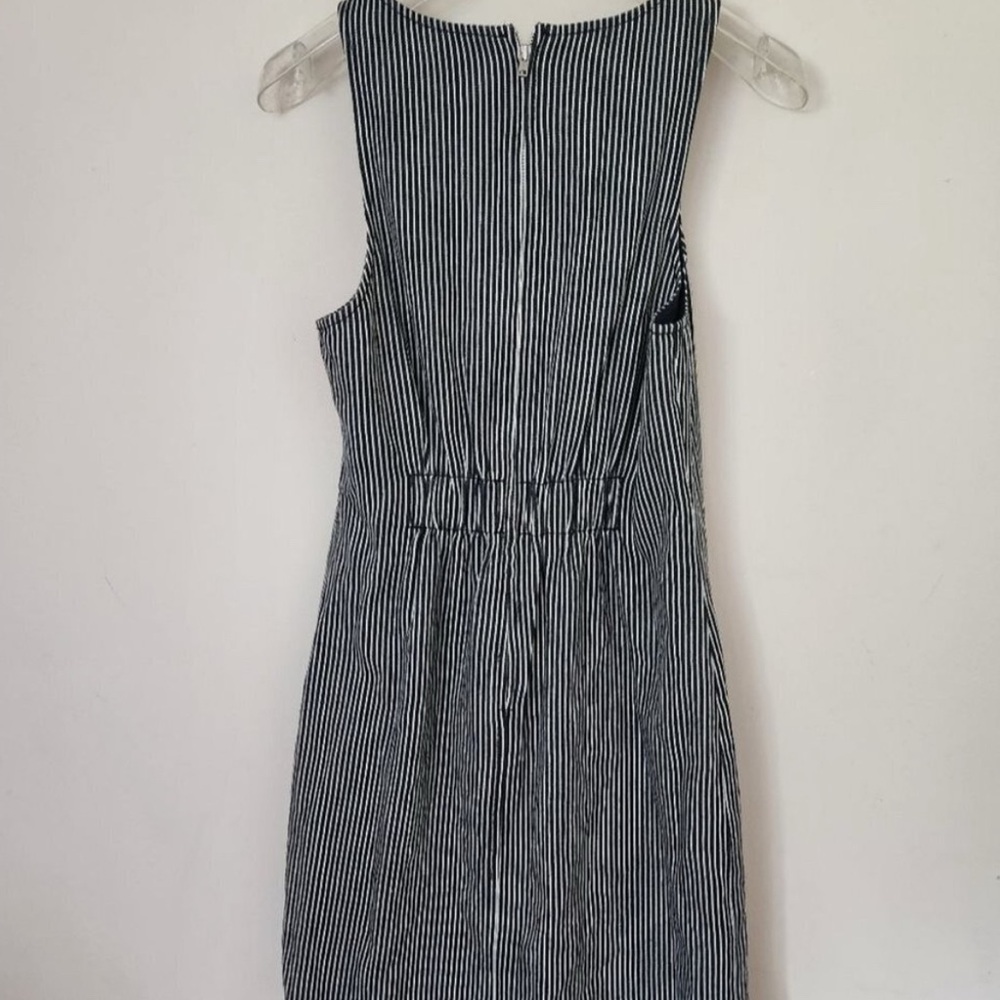 Club Monaco Black and White Sheath Midi Dress